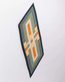 Pleated Scarf — ERA, Blue & Sage