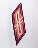 Pleated Scarf — ERA, Pink & Crimson