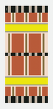 Pleated Scarf — SELENE, Beige & Bronze