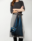 Y Bag Leather Strap CHARLIZE Petrol
