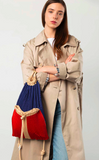 Backpack ROSSANA Cobalt & Terracotta