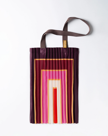 Tote Bag VILLASIMIUS Burgundy & Pink