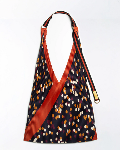 Y Bag VALERIA Navy & Terracotta