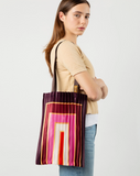 Tote Bag VILLASIMIUS Burgundy & Pink