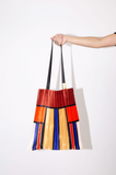 Tote Bag GARULLA Red & Cobalt