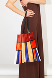 Tote Bag GARULLA Red & Cobalt