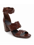 Brown Heeled Sandal