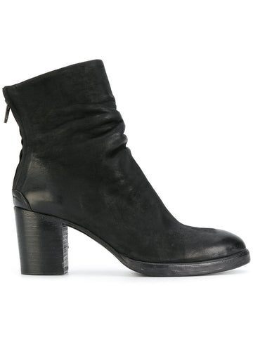 Bota Negra Tacón Medio