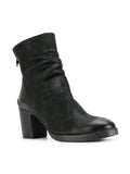 Bota Negra Tacón Medio