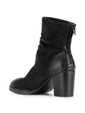 Bota Negra Tacón Medio