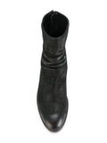 Bota Negra Tacón Medio