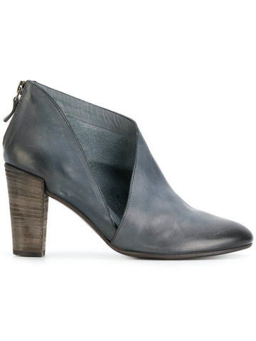 Zapato Tacón Azul Gris