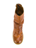 Bota Marrón Mostaza Tacón