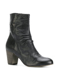 Bota Negra Tacón Medio