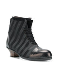 Black Medium Heel Boot