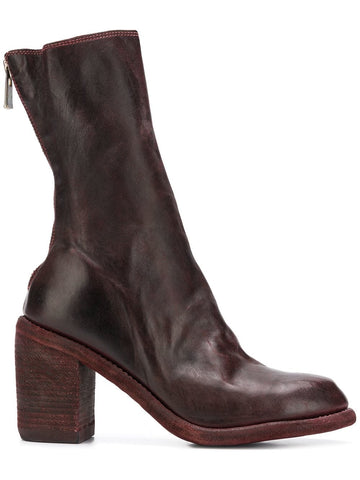 Bota Burdeos Tacón