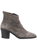 Bota Tacón Medio Gris