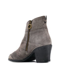 Bota Tacón Medio Gris