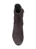 Gray Flat Boot