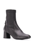 Black Mid Heel Boot