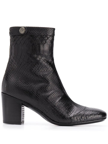Bota Negra Tacón Medio