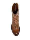 Bota Tacón Medio Camel