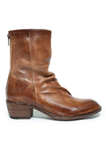 Bota Tacón Medio Camel