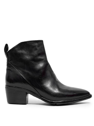 Bota Tacón Medio Camel (Opción Negro)