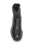 Bordeaux-Flachstiefel - Braun