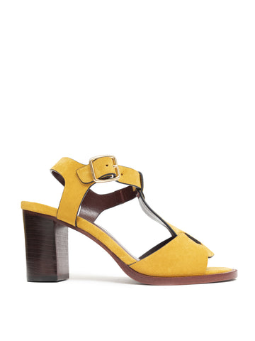 Mustard Heeled Sandal