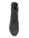 Bota Marrón - Gris Tacón Medio