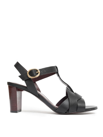 Black Heeled Sandal