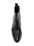 Bota Tacón Medio Camel (Opción Negro)