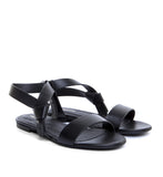 Sandalia Plana Negra