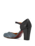 Zapato Bicolor Gris - Negro