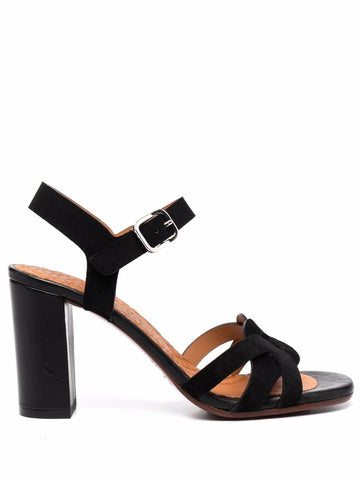 Black Heeled Sandal 