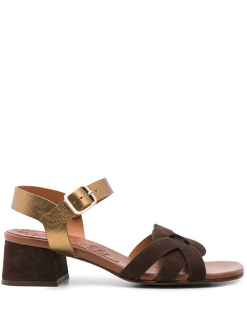 Brown Low Heel Sandal