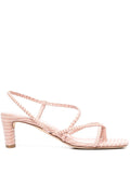 Nude Medium Heel Sandal