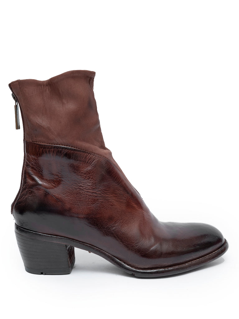 Bota Tacón Medio Marrón