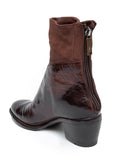 Bota Tacón Medio Marrón