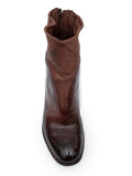 Bota Tacón Medio Marrón