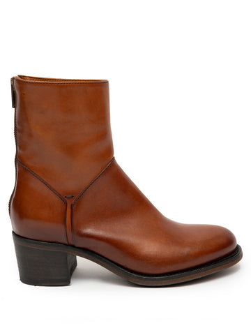 Camel Medium Heel Boot