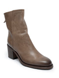 Gray Medium Heel Boot