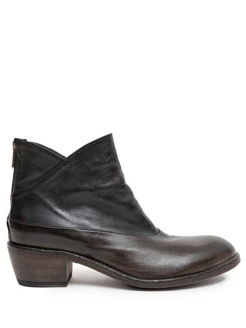 Bota Tacón Bajo Negra