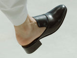 Mules Negro Tacón Bajo